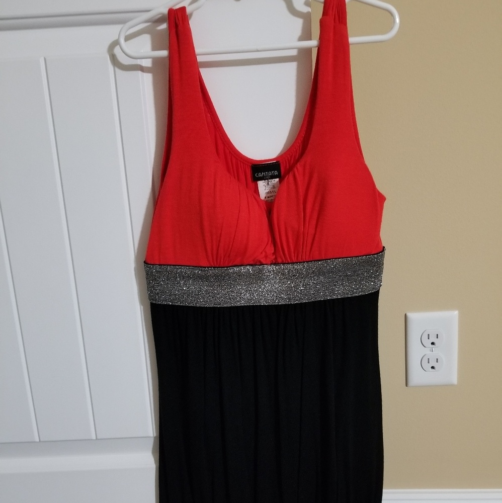 Red dress womens small